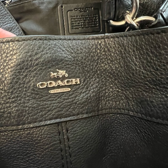 Coach Black Leather Hobo Bag - Picture 3 of 3